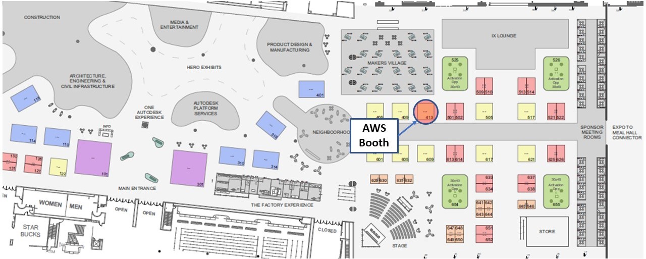 AWS 参加 2024 年 Autodesk University 大会