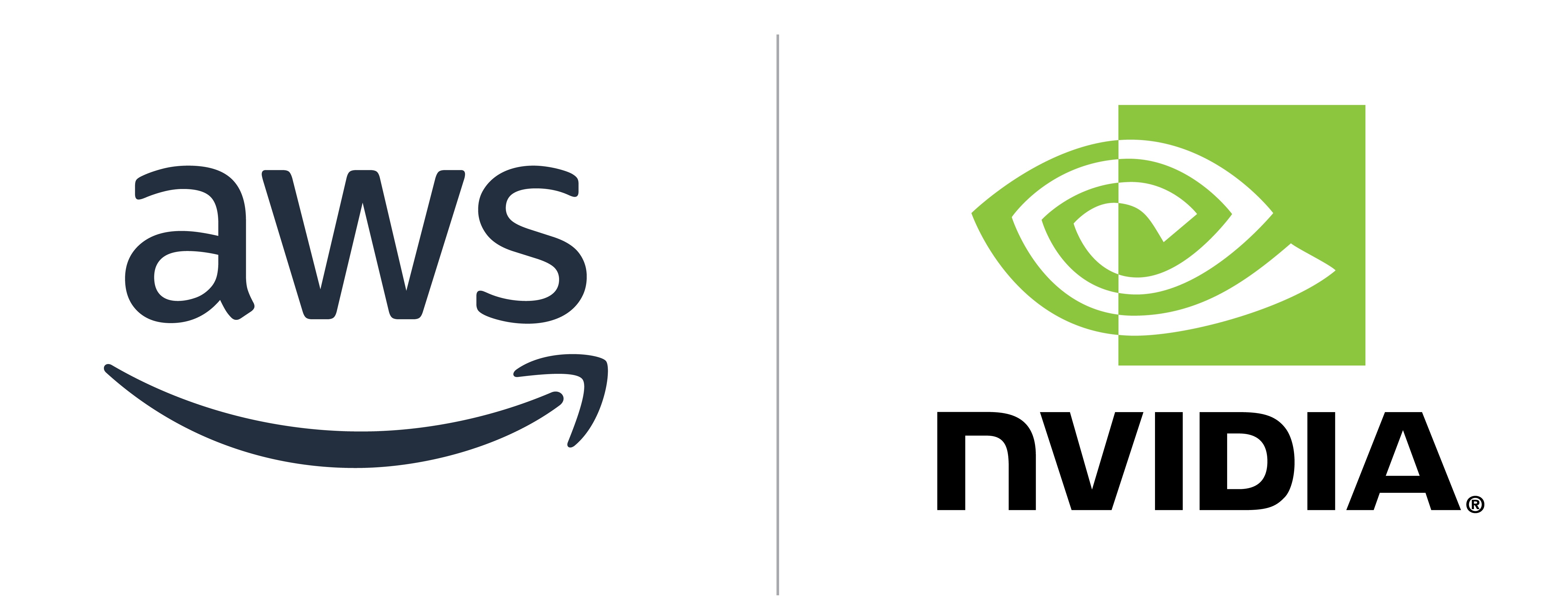 AWS NVIDIA 徽标