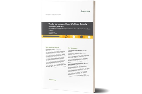 รายงานการรักษาความปลอดภัยของระบบคลาวด์ของ Forrester