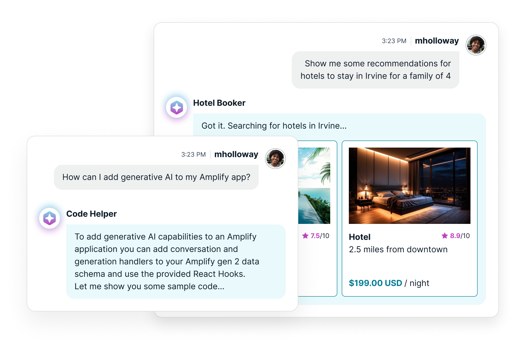 Amplify 人工智能工具包聊天