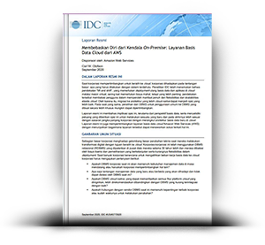 Membebaskan diri dari kendala on-premise: Layanan basis data Cloud dari AWS