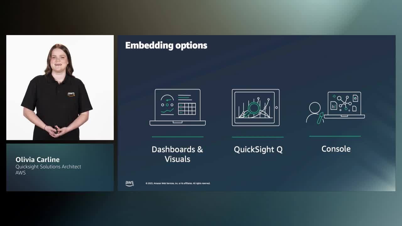 Cải thiện ứng dụng của bạn với Amazon QuickSight (Cấp độ 200)