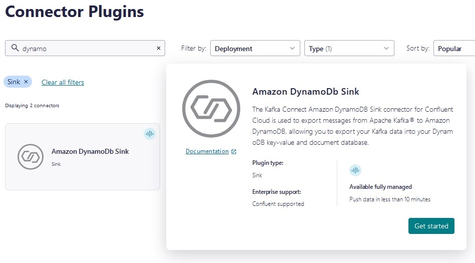 Connector Plugins Amazon DynamoDb Sink