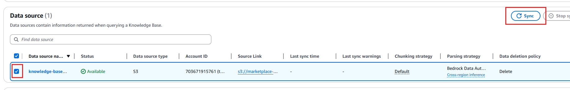 Knowledge base is created