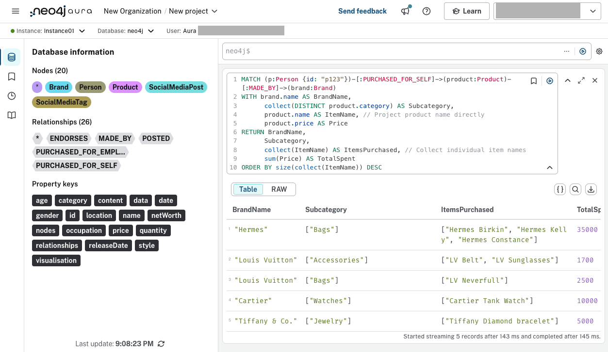 Neo4j Cypher queries