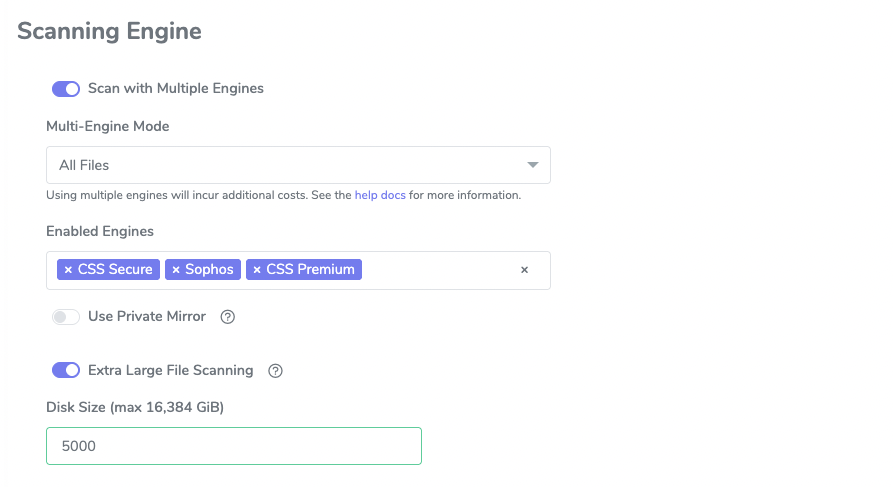 Amazon S3 Scanning Engine