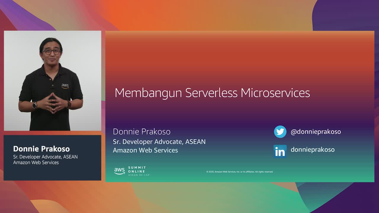 Membangun microservices secara serverless  (Tingkat 300 - Lanjutan)