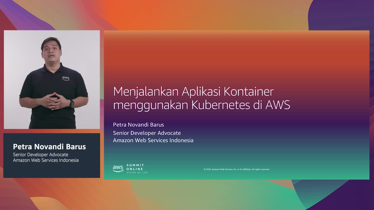 Membangun aplikasi kontainer menggunakan Kubernetes di AWS (Tingkat 300 - Lanjutan)