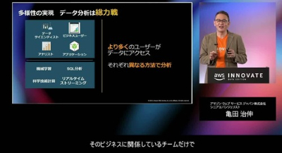 オープニングセッション: AWS のデータ分析サービスの方向性 ～お客様データドリブンビジネスを支える～