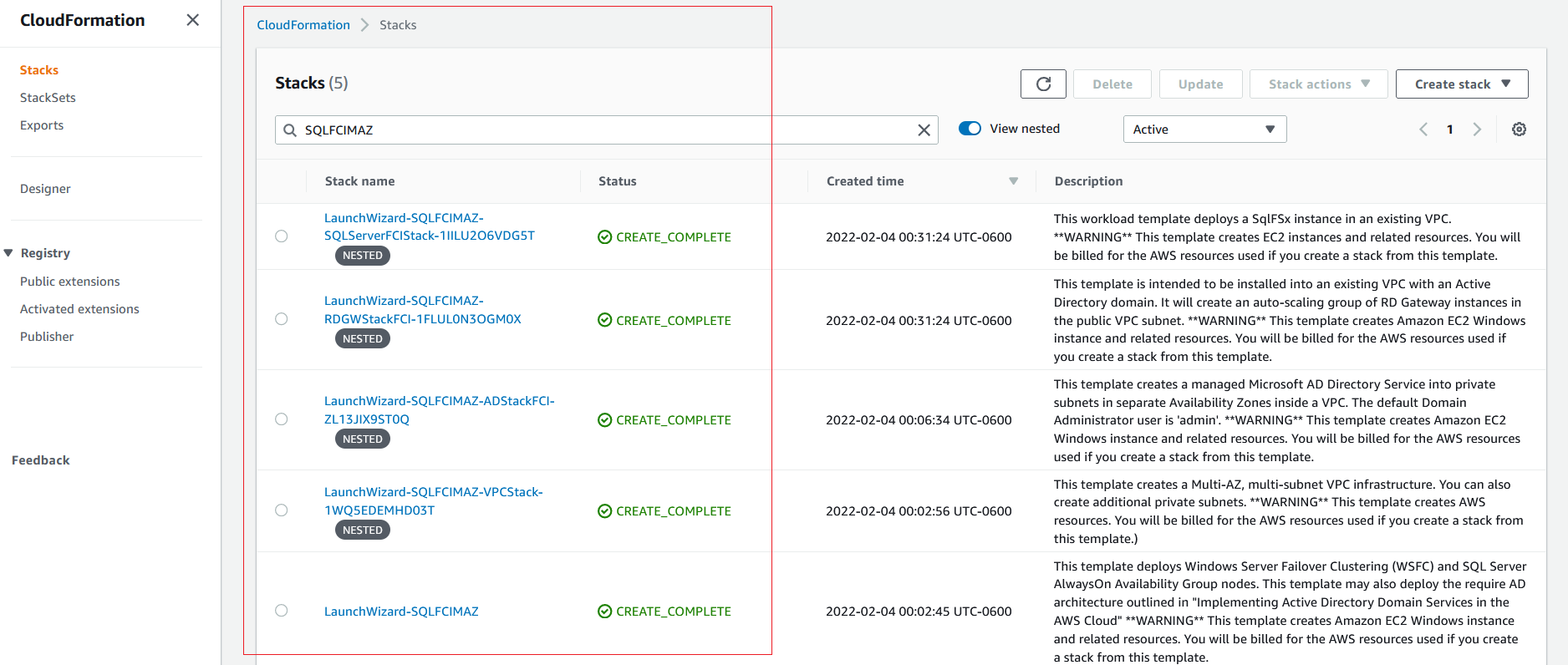 AWS Launch Wizard SQL Server - Verify installed components