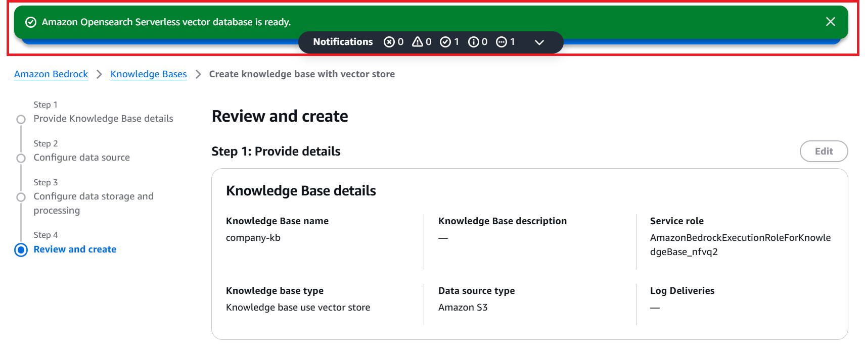 Amazon Bedrock Knowledge Base Review