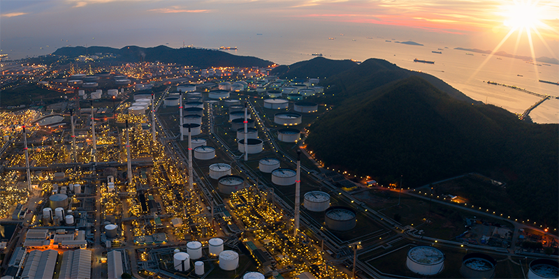 Photo a&eacute;rienne du lieu de novembre