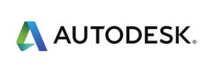 Autodesk logo with stylized 'A' symbol and the word 'Autodesk' in black text.