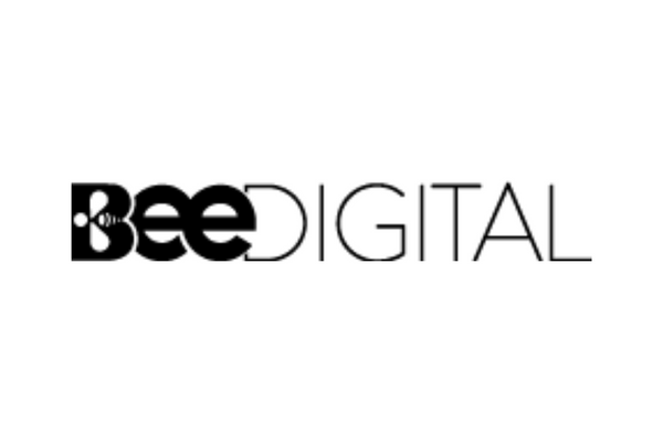 BeeDigital logo in black text with stylized 'BEE' and 'DIGITAL' on a white background.