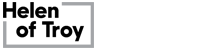 The Helen of Troy company logo displayed in black text on a light gray background.