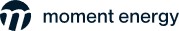 "Moment Energy logo with a stylized 'M' icon."