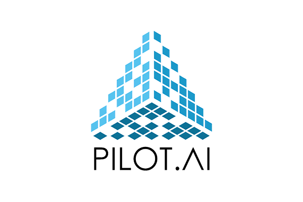 Logo of Pilot AI Labs featuring a stylized blue and red geometric design above the text 'PILOT.AI'.