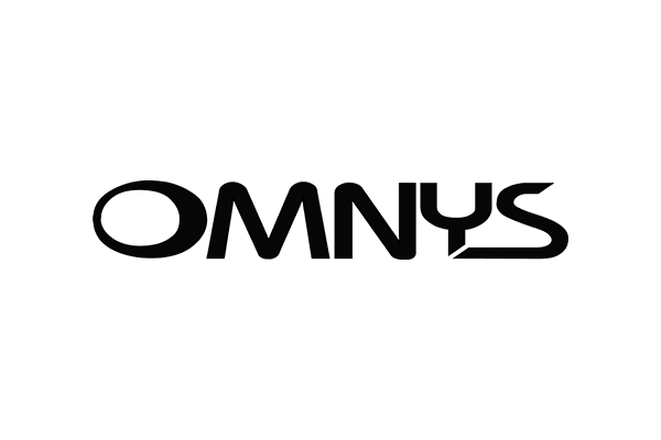 Omnys logo with black text on a white background.
