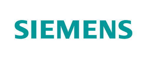 Siemens logo in teal text on a white background.
