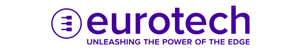 Eurotech logo in purple with tagline displayed, 300x50 pixels.