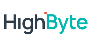Logo of HighByte Intelligence Hub, featuring the text 'HighByte' in a modern font with distinctive color accents.