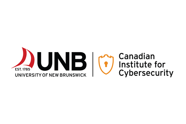 Logo of the University of New Brunswick and the Canadian Institute for Cybersecurity, featuring the UNB emblem and a cybersecurity shield icon.