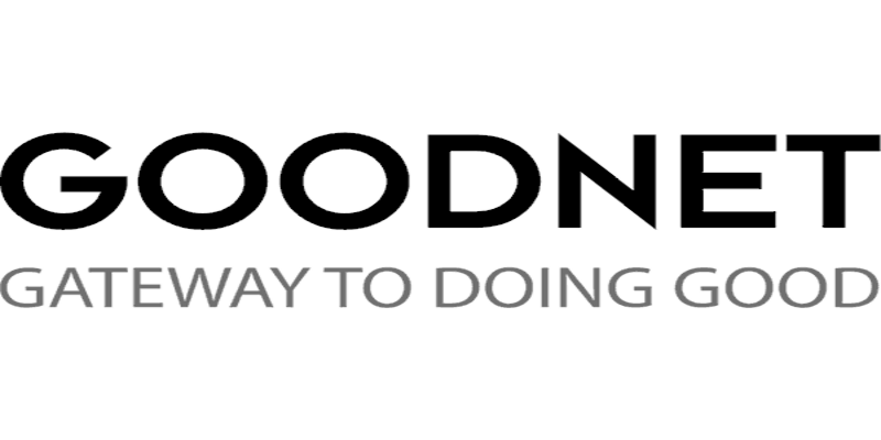 "GOODNET logo with the tagline 'Gateway to Doing Good' in black and gray text."