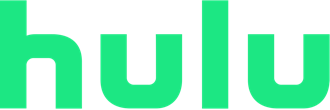 The image displays the Hulu logo, featuring the word 'hulu' in a bold, green font on a transparent background.