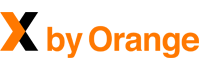 Kioxia company logo with bold black and orange lettering.