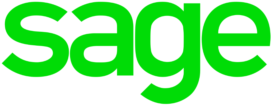 Sage logo in green text on a transparent background