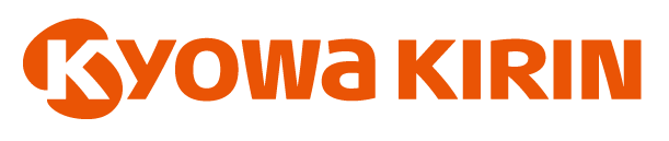 The orange Kyowa Kirin logo featuring bold, uppercase text. Suitable for brand and corporate use.