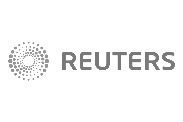 Gray horizontal version of the Reuters logo.