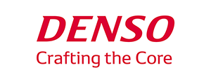 DENSO logo with the tagline 'Crafting the Core' in red text on a white background.