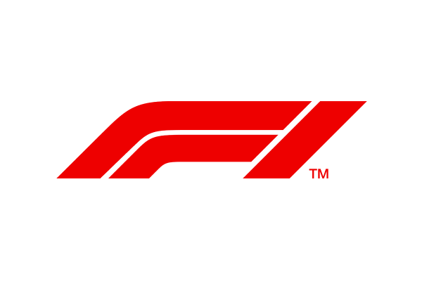 The official Formula 1 logo in red on a transparent background.