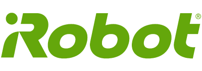 Green iRobot logo on a transparent background