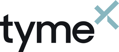 Logo of Tymex, featuring stylized text with a unique color accent.