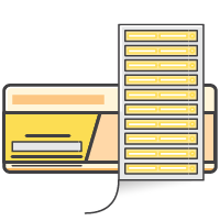 An illustration representing AWS EC2 Dedicated Hosts, depicting a server rack with yellow highlights symbolizing dedicated cloud infrastructure.