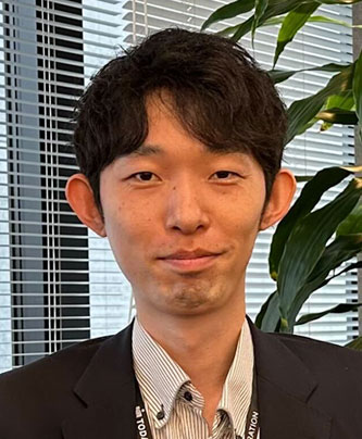 Portrait of Kotaro Kurimoto from Toda Kensetsu, used for a case study on the AWS Japan website.