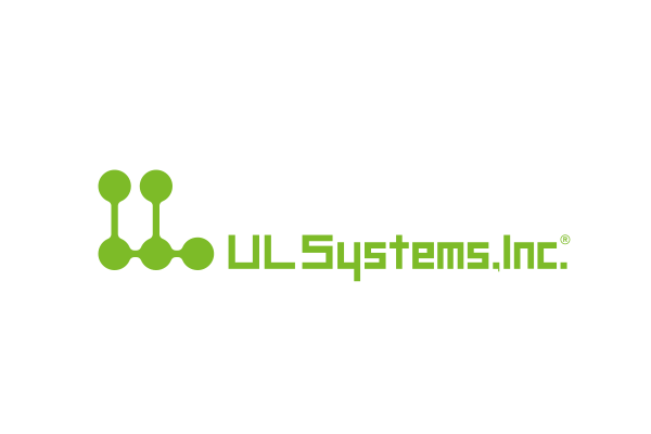 Logo of UL Systems, Inc. in green text with a stylized icon on a white background.
