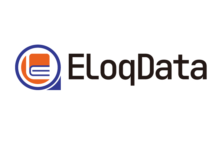 Logo of ELoqData featuring stylized book icon and text 'ELoqData'.