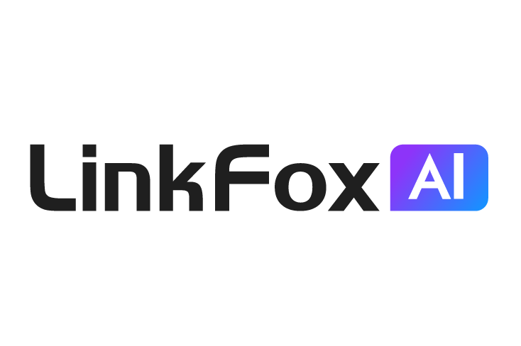 Logo of LinkFox AI, featuring the text 'LinkFox' with 'AI' highlighted in a blue and purple gradient box.