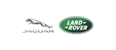 Jaguar and Land Rover brand logos side by side on a white background.
