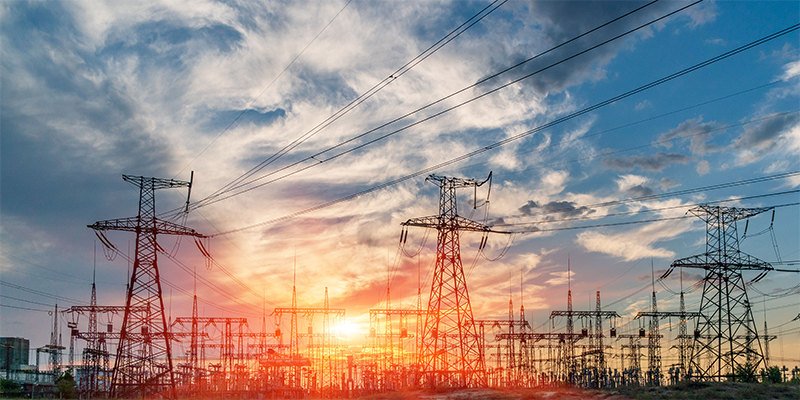 photo de lignes &agrave; haute tension