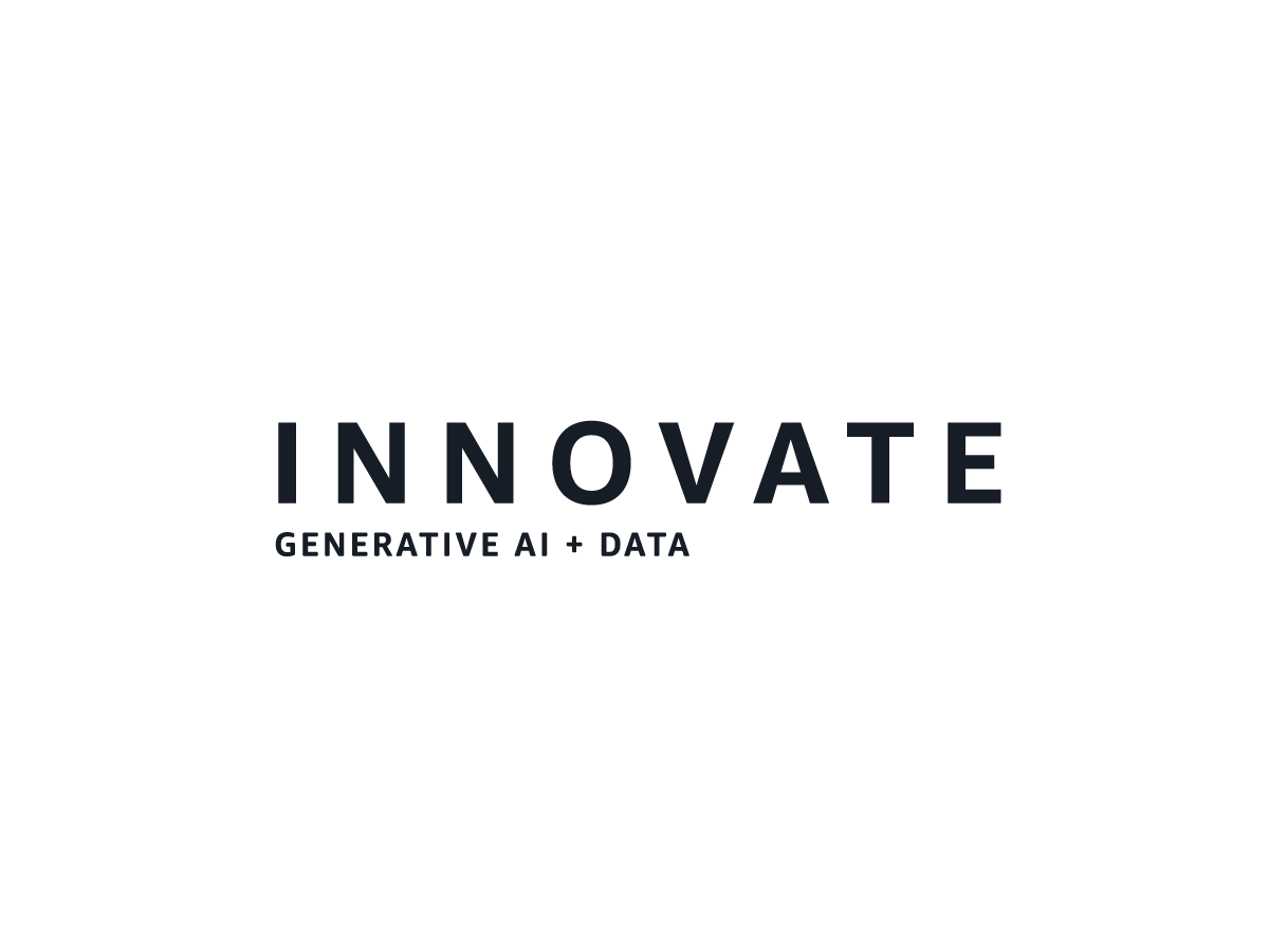 Logotipo de Innovate Generative AI + Data